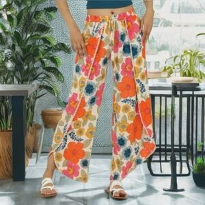 NWT! Floral Wide-Leg Vintage Inspired Pants